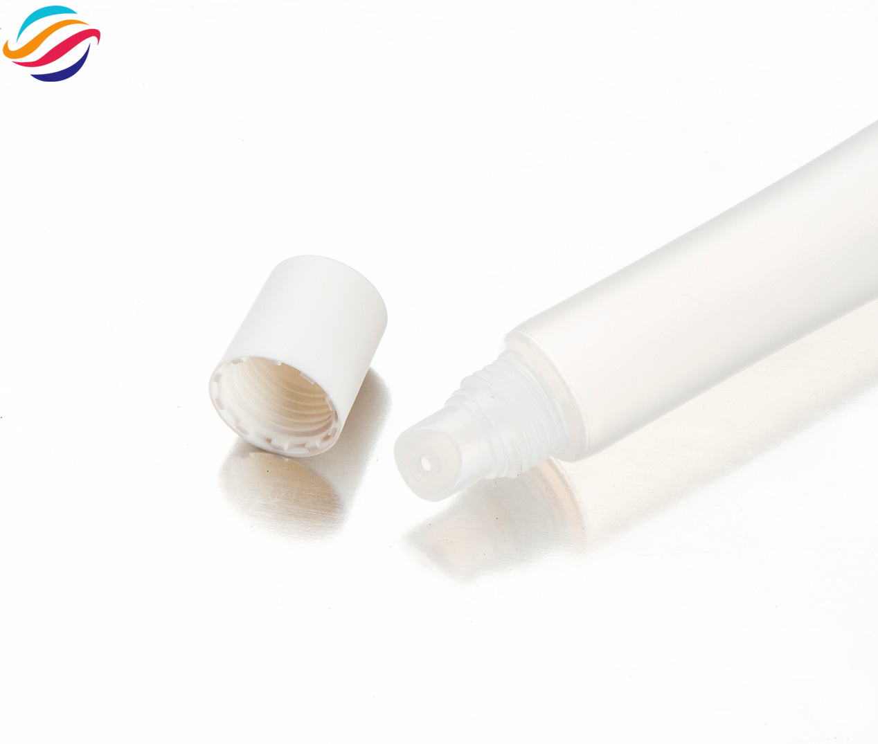 Transparent Silicone Angled Cut — open view