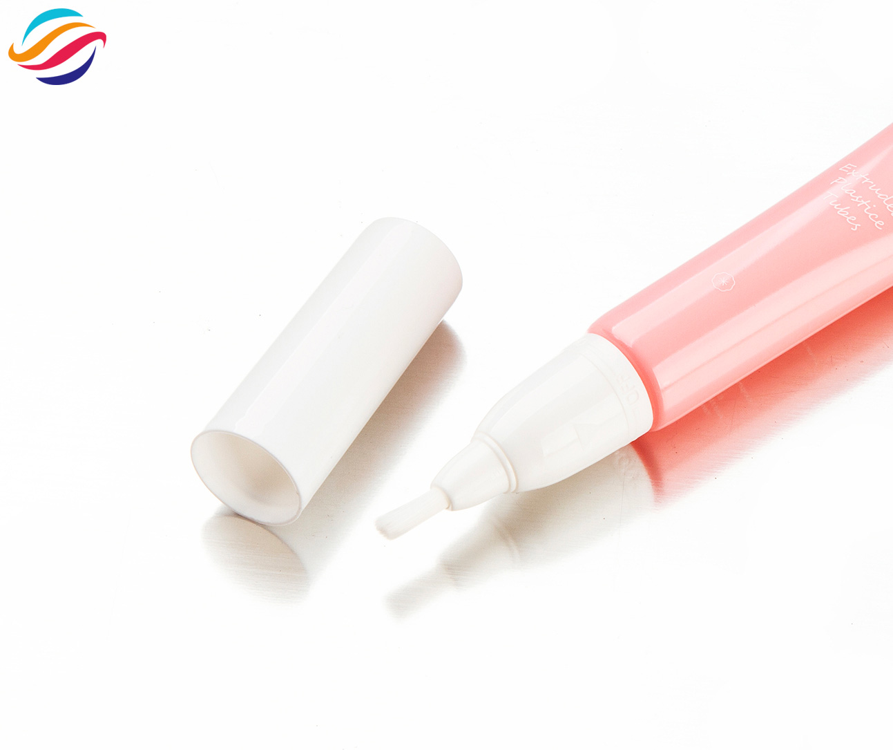 Fine Bristle Brush Heads — pink tube