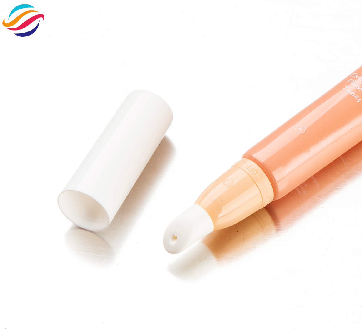 Silicone Angled Tip — peach variant
