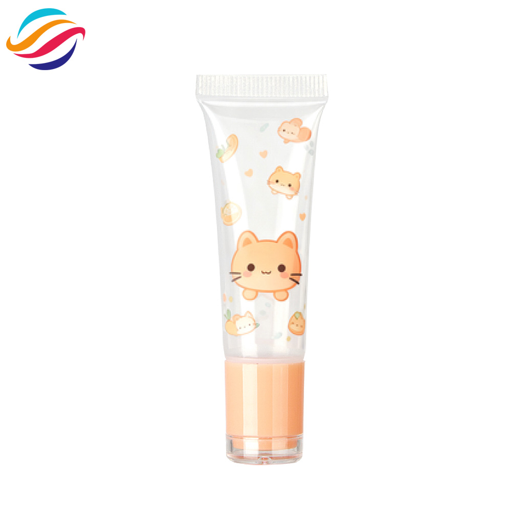 Acrylic cap lip gloss tube view 1
