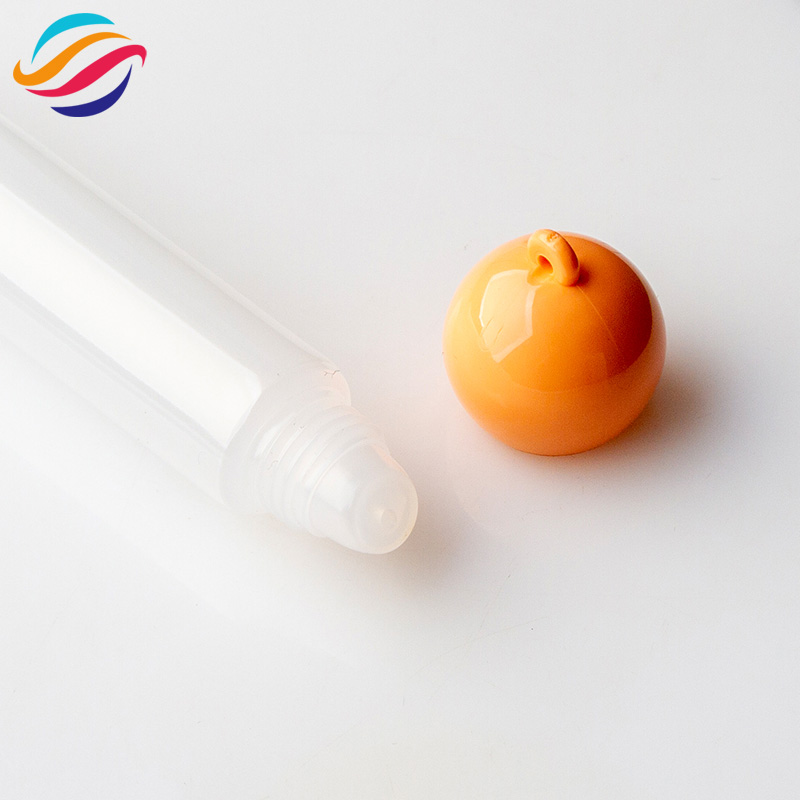 Ball ring cap lip gloss tube view 4