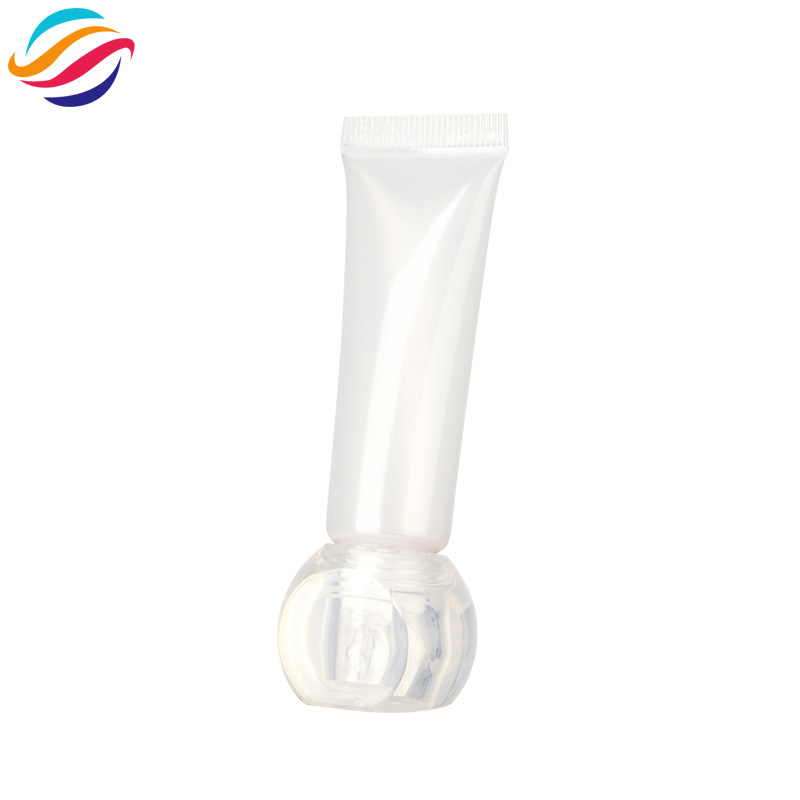 Faceted ball cap lip gloss tube view 12