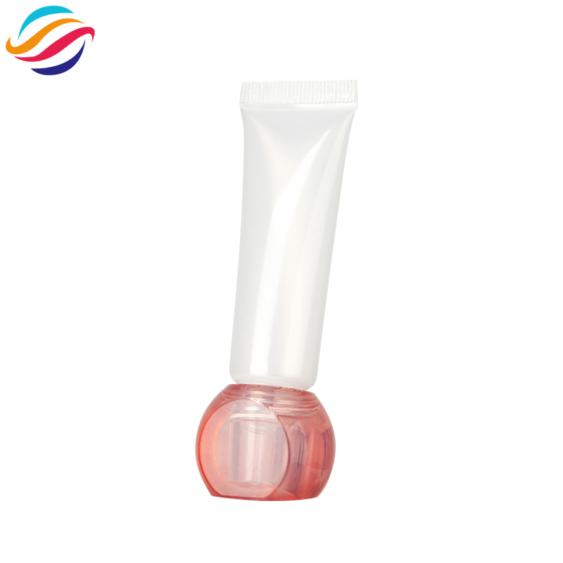 Faceted ball cap lip gloss tube view 9