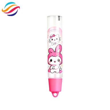 Keyring cap lip gloss tube view 1