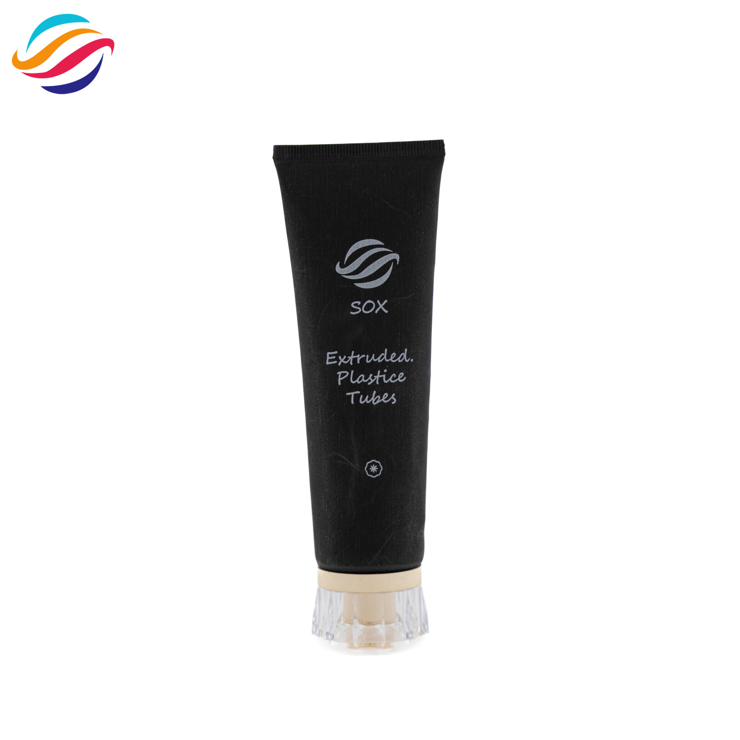 Black matte diamond cap tube view 1