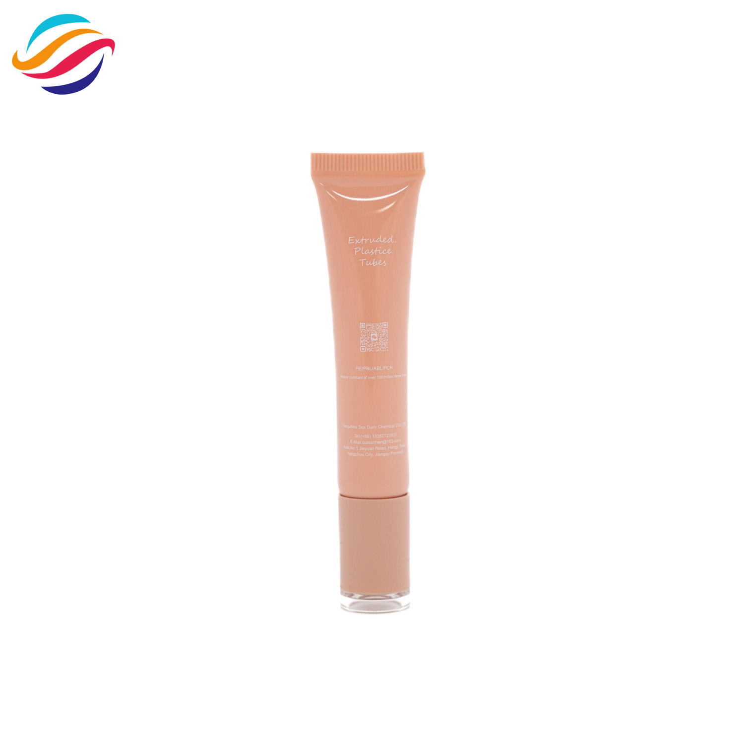 SOX extruded peach tube view 4