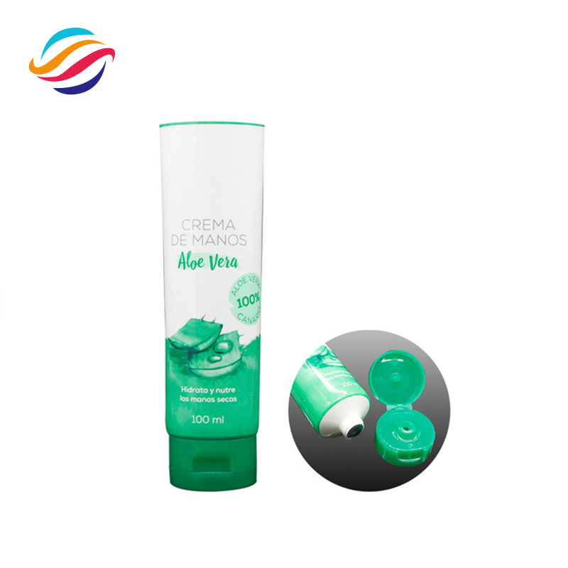 PE aloe vera gel tube view 1