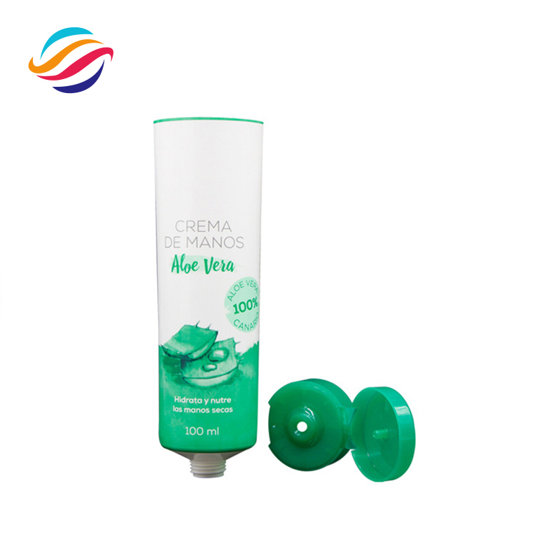 PE aloe vera gel tube view 2