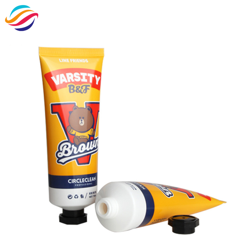 PE little bear hand cream tube view 1