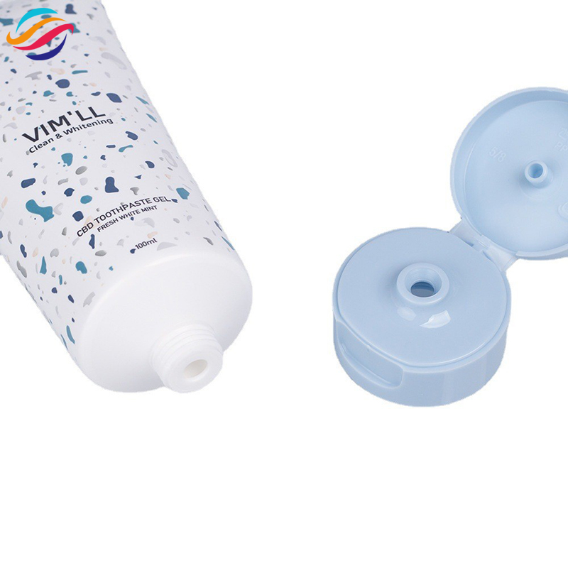 PE facial cleanser tube view 2