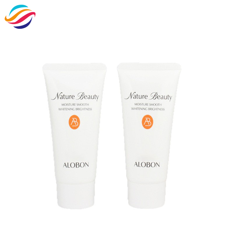 PE facial cleanser screen print tube view 3