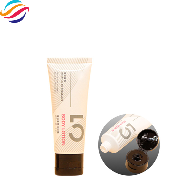 PE flip-cap moisturizing lotion tube view 1