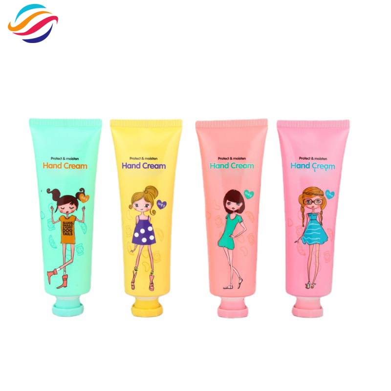 PE hand cream tube view 2