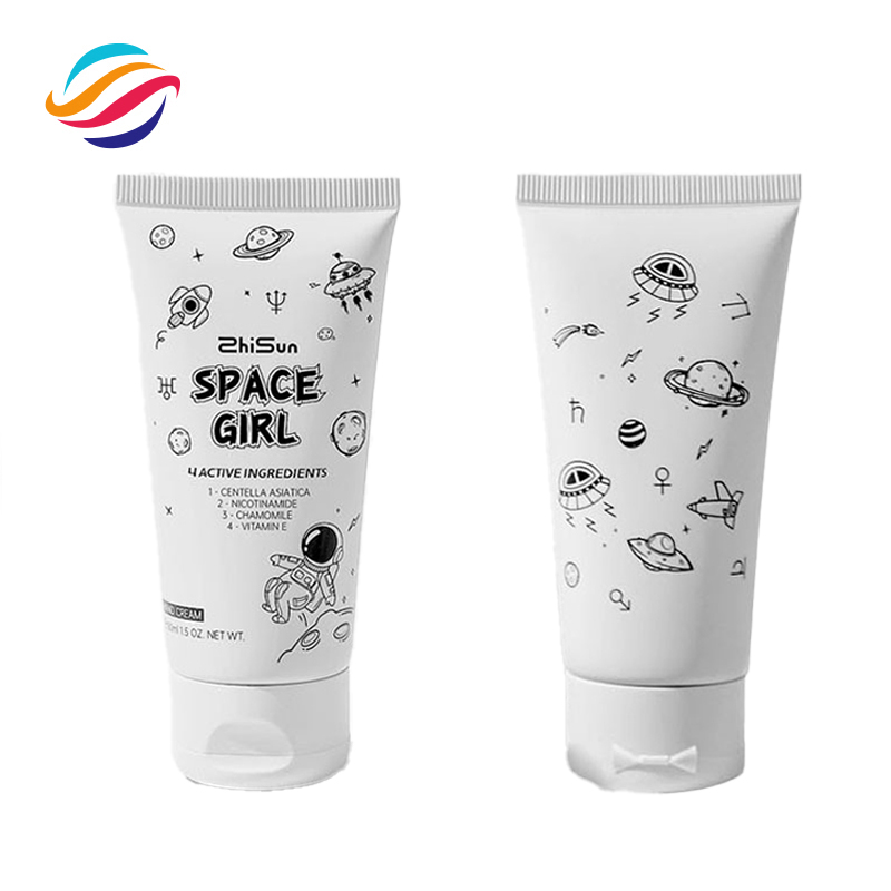 PE hand cream matte tube view 2