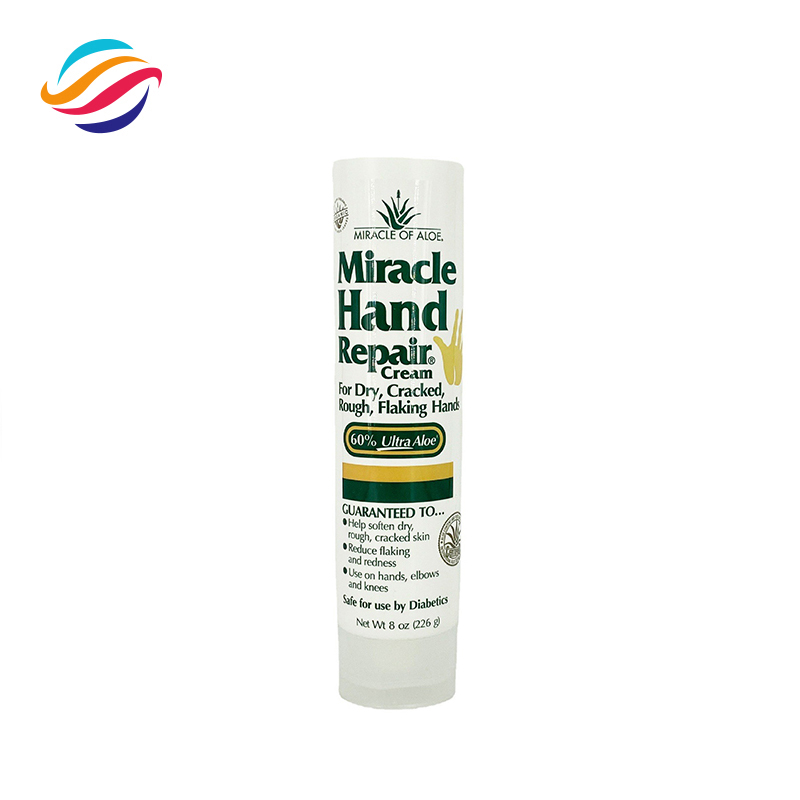 PE hand cream tube view 4