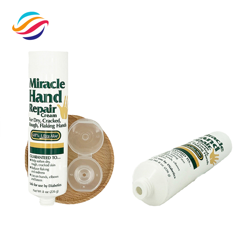 PE hand cream tube view 6