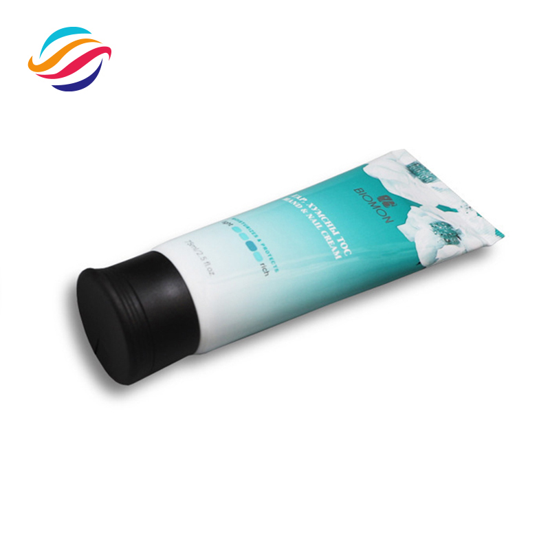 PE hand foot cream tube view 2