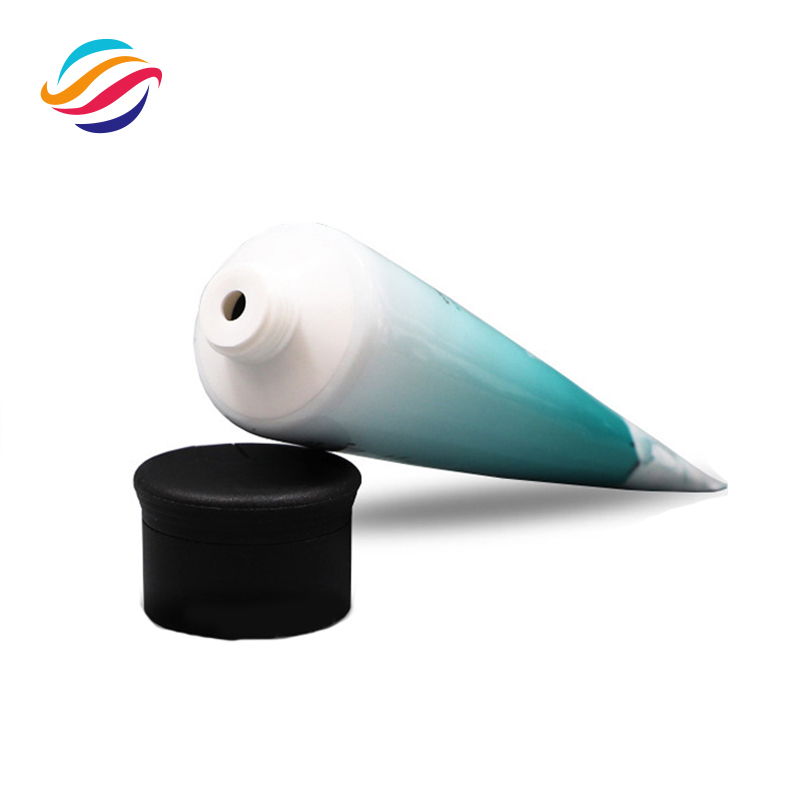 PE hand foot cream tube view 3