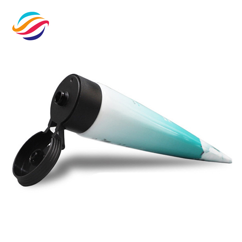 PE hand foot cream tube view 4