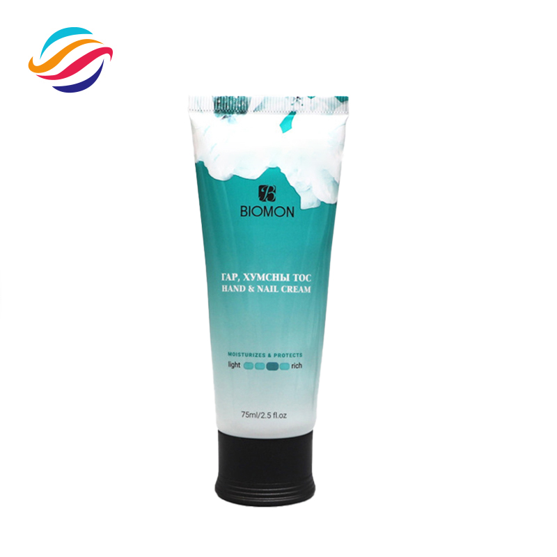 PE hand foot cream tube view 5