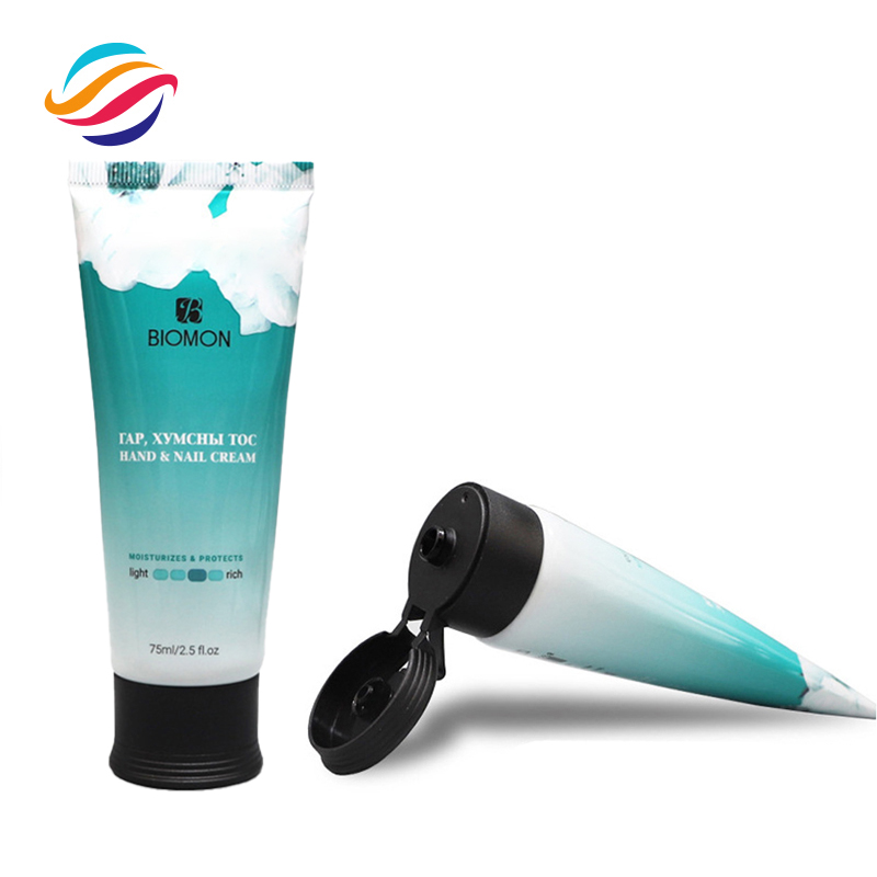 PE hand foot cream tube view 6