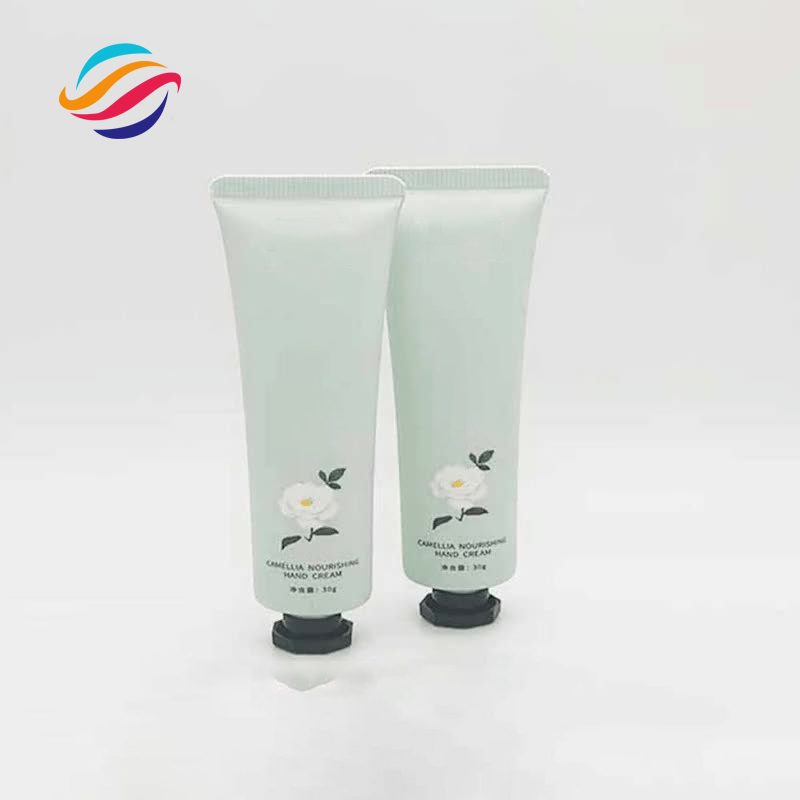 PE octagonal-cap hand cream tube view 4