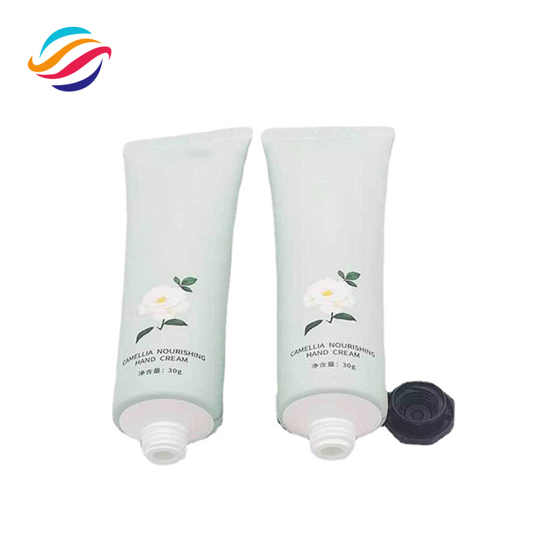 PE octagonal-cap hand cream tube view 5