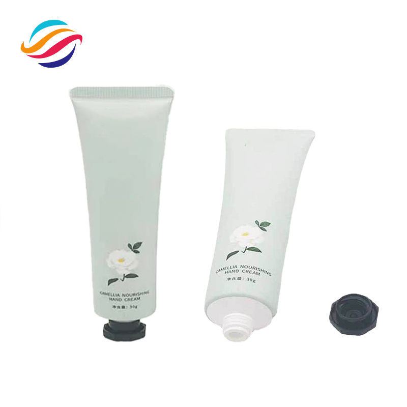 PE octagonal-cap hand cream tube view 6