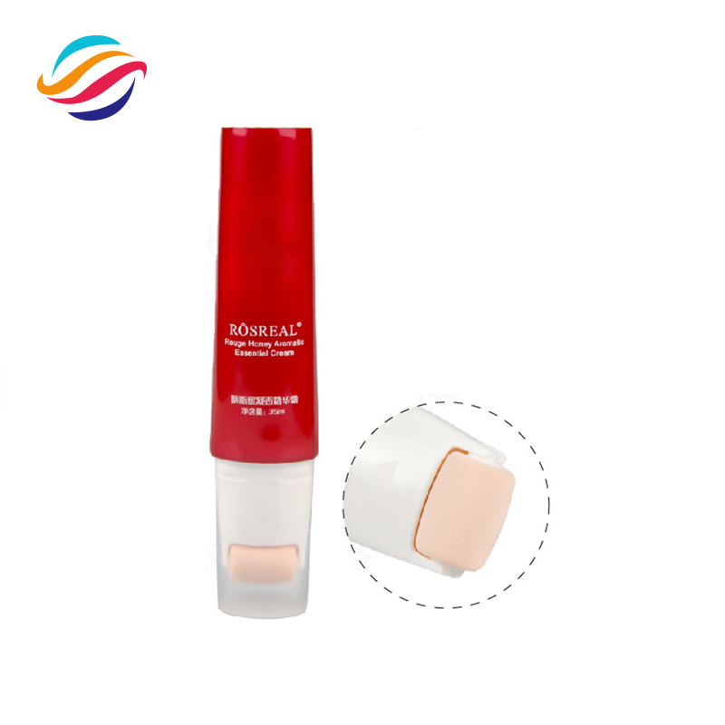 PE roller essence cream tube view 1
