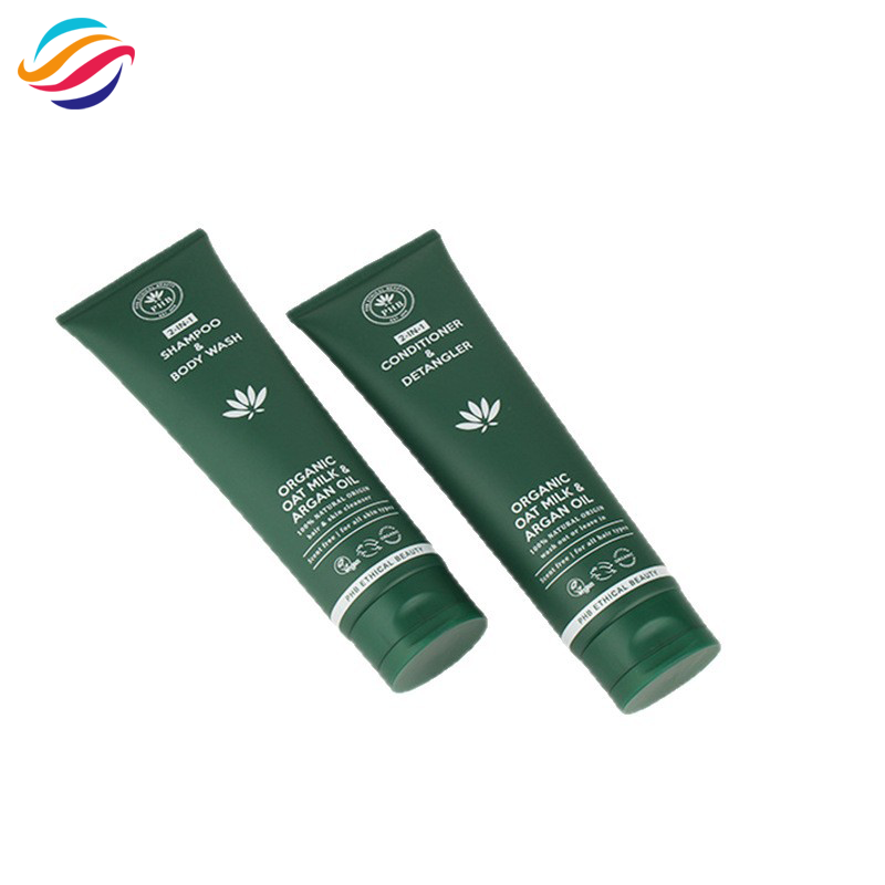PE shampoo shower gel tube view 3