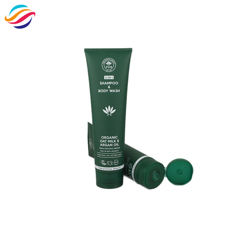 PE shampoo shower gel tube view 4