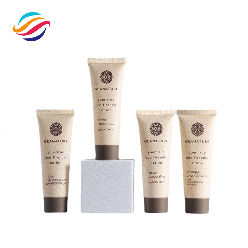 PE shower gel shampoo conditioner tube view 1