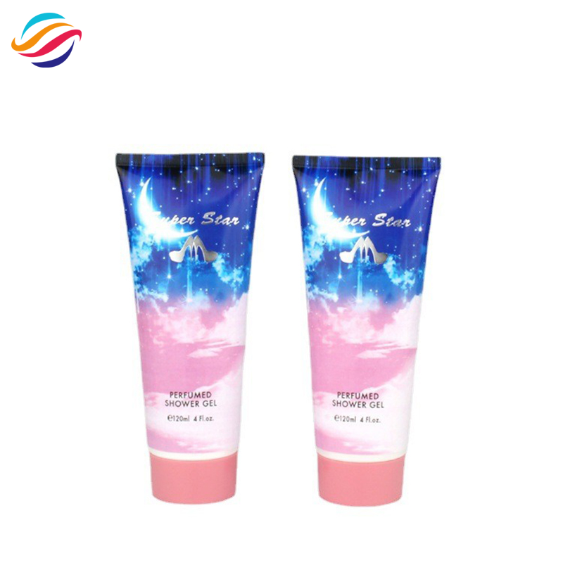 PE shower gel tube view 1