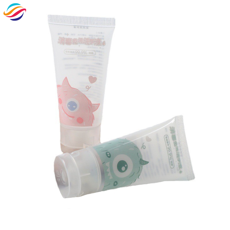 PE hand soap tube view 1