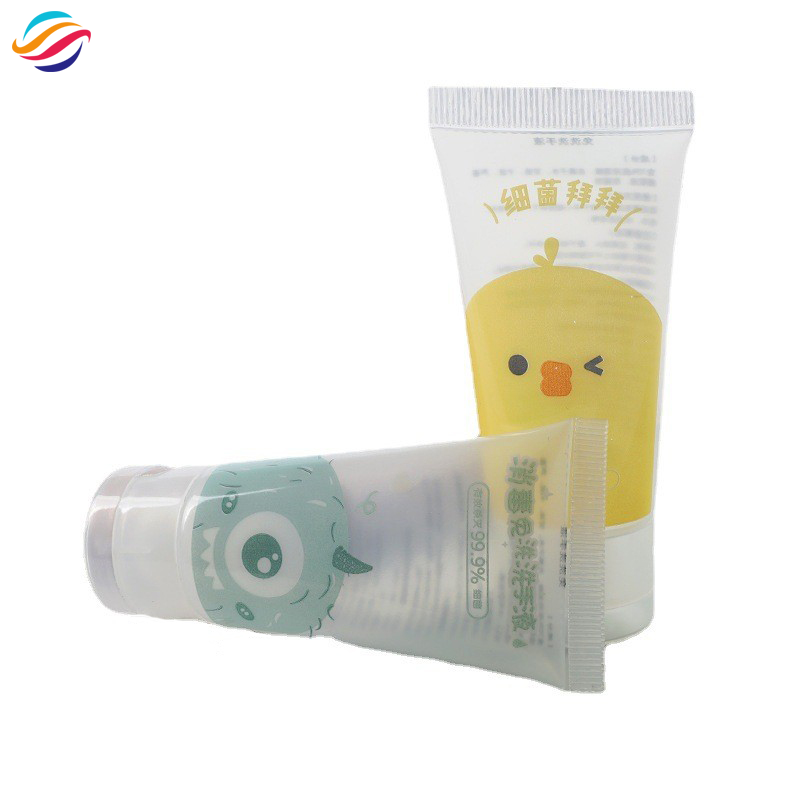 PE hand soap tube view 2