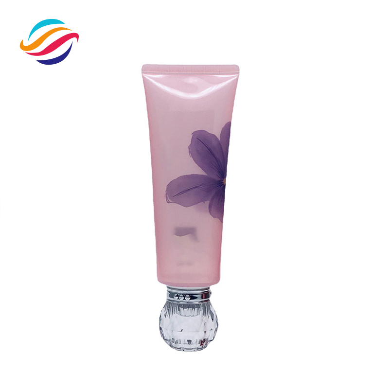 PE transparent diamond lid tube view 2