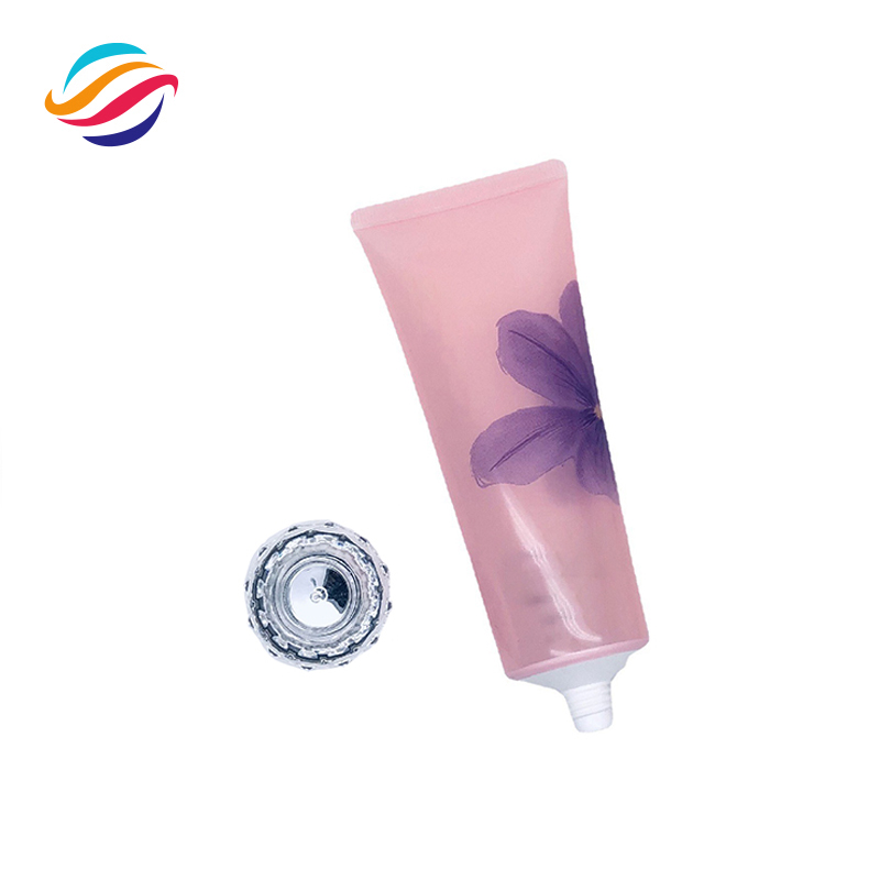 PE transparent diamond lid tube view 4