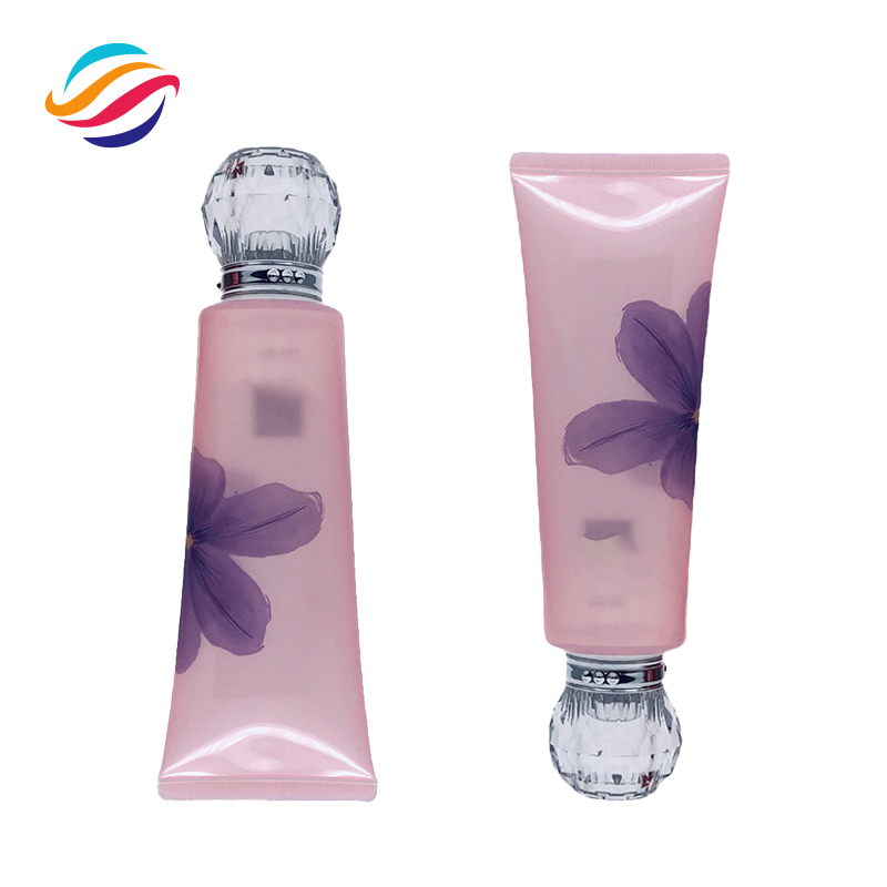 PE transparent diamond lid tube view 6