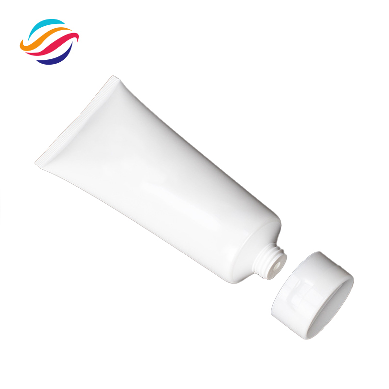 PE white pipe tube view 1