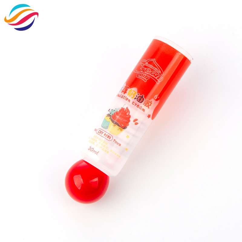 Simulation cream round-cap tube view 2