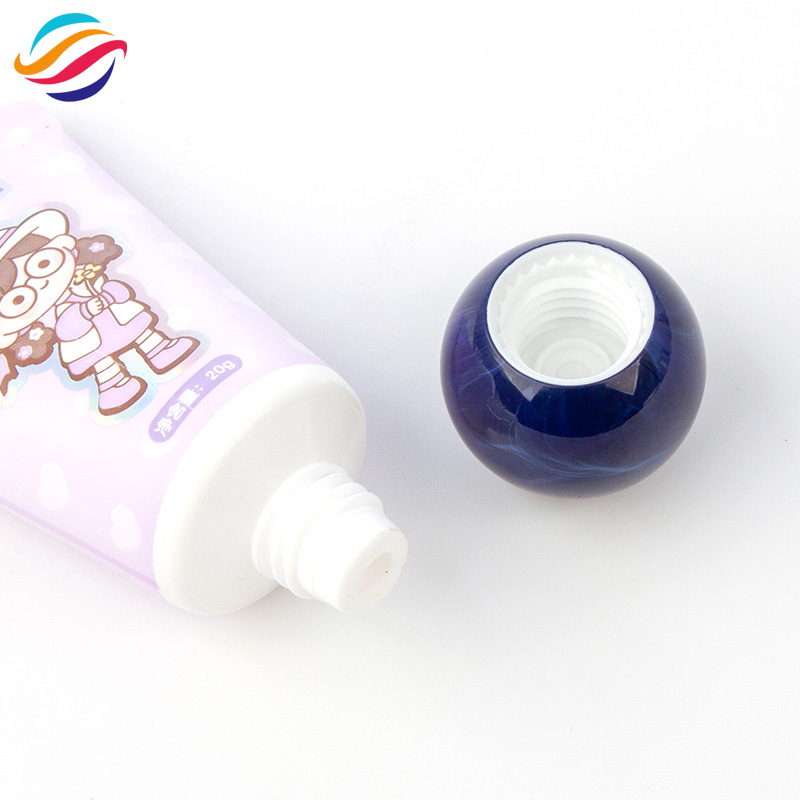 Hand cream round-cap tube view 3