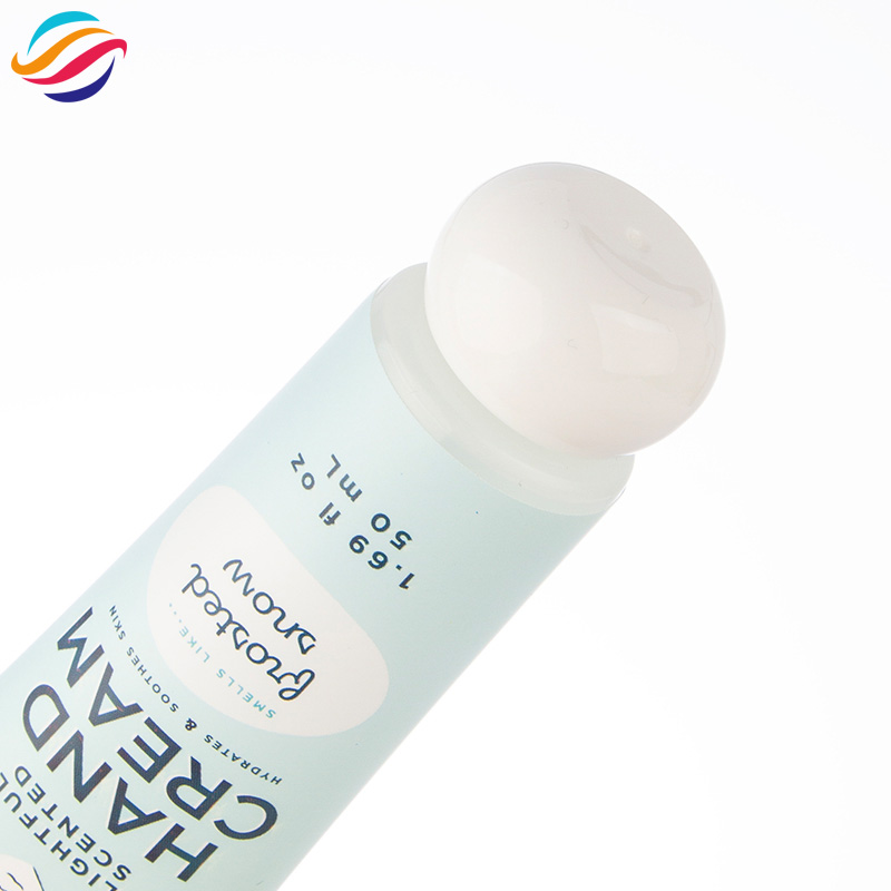 Christmas frosted snow round-cap tube view 4