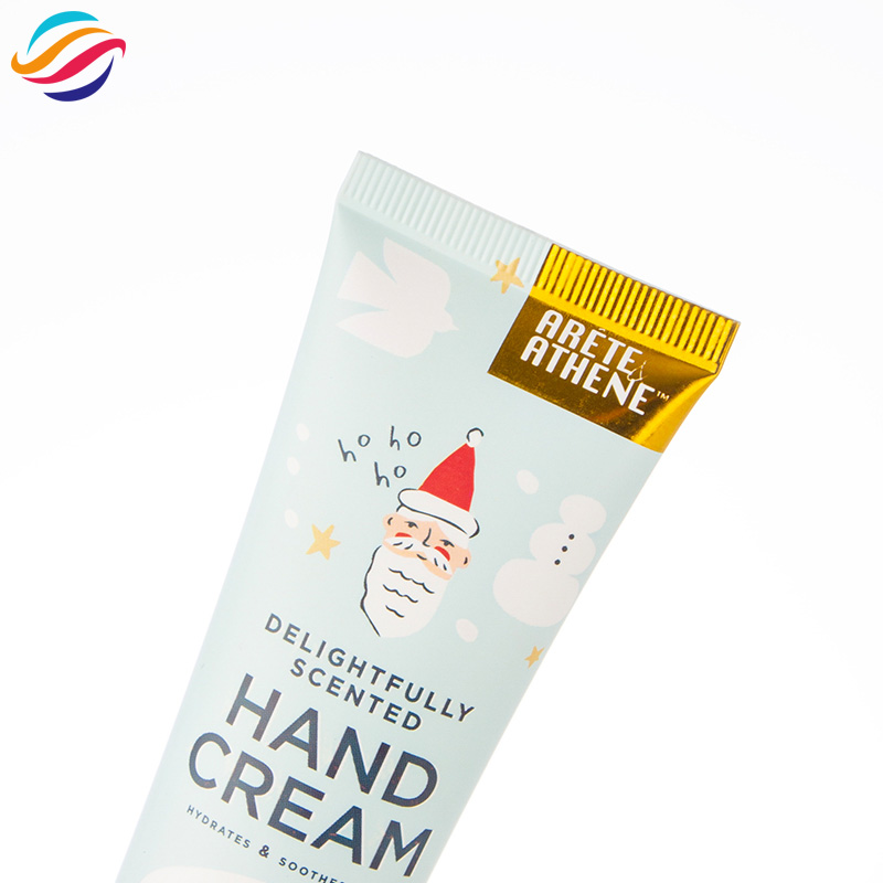 Christmas frosted snow round-cap tube view 5